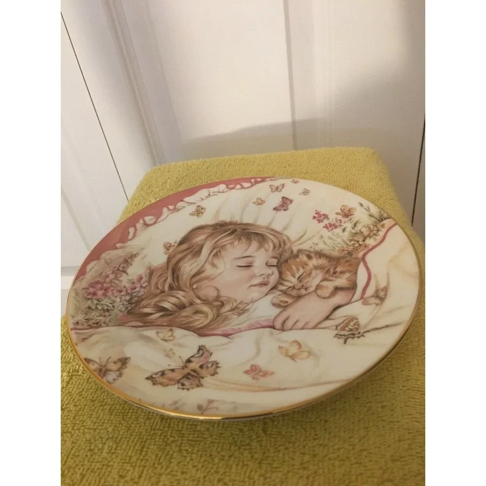 Monday's Child Is Fair of Face-A Child's Blessing Plate Collection by Pam Cooper